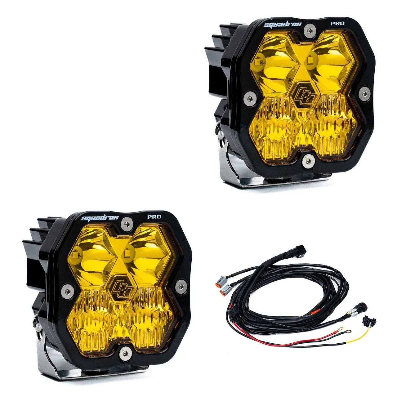 Baja Designs Squadron 2.0 Pro, Pair with Harness