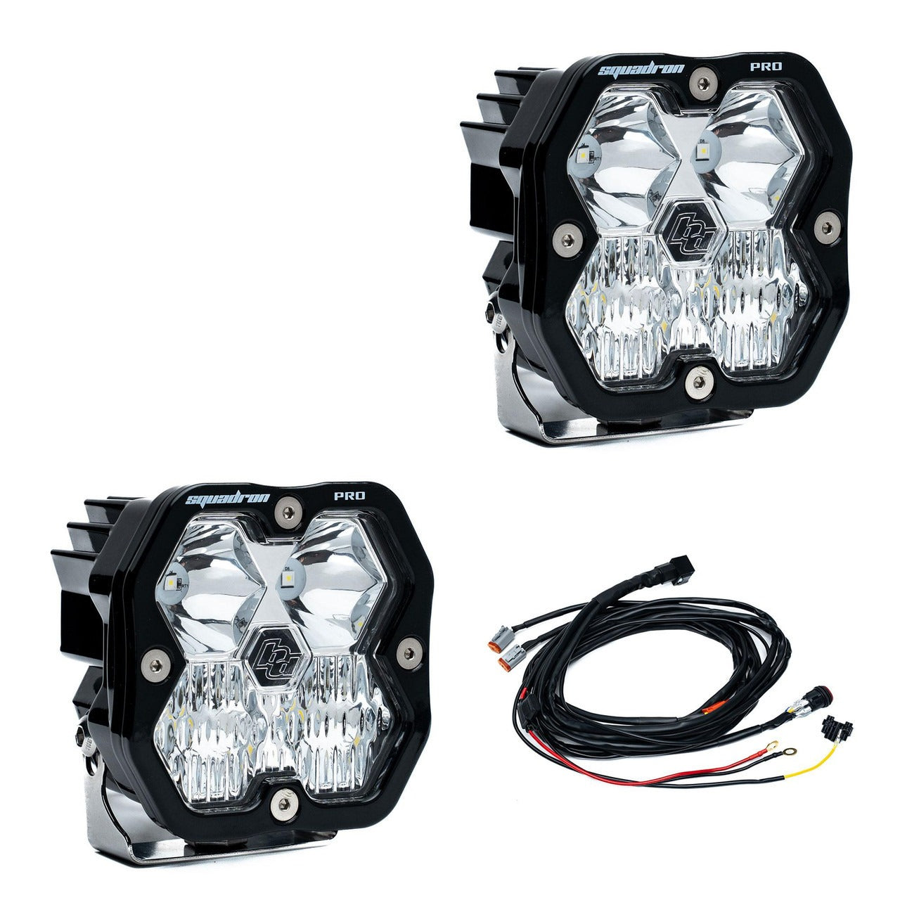Baja Designs Squadron 2.0 Pro, Pair with Harness