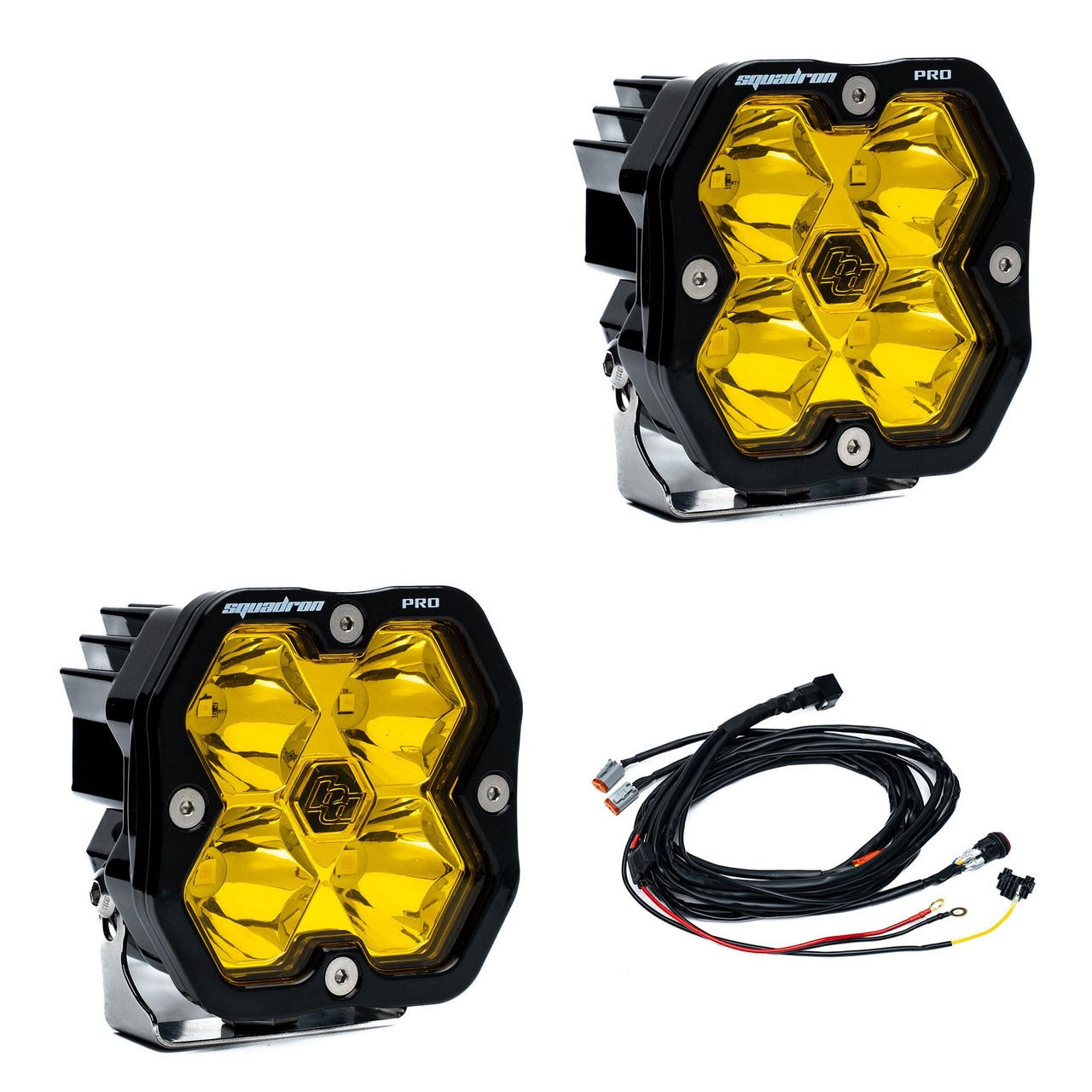 Baja Designs Squadron 2.0 Pro, Pair with Harness