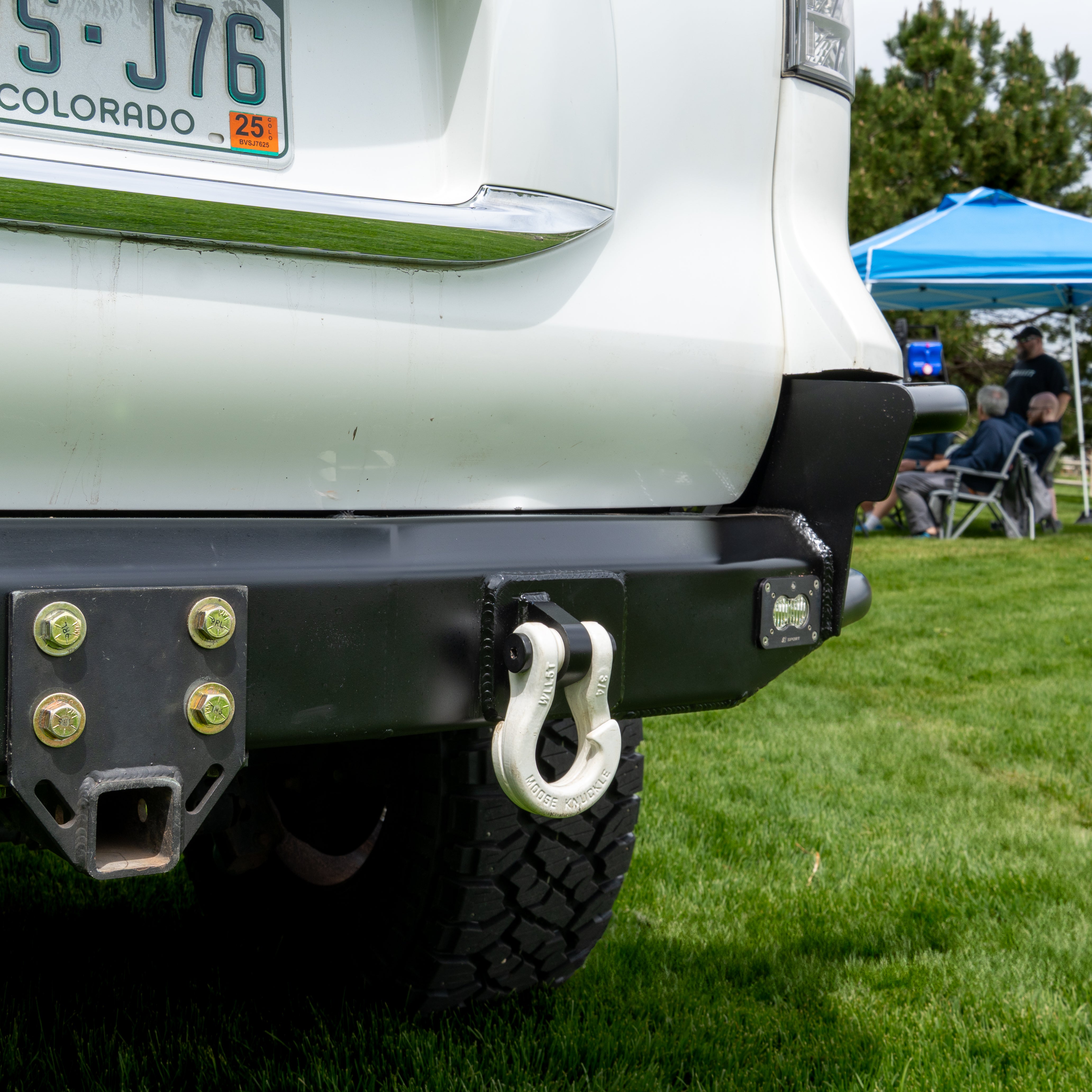 GX460 rear bumper recovery shackle