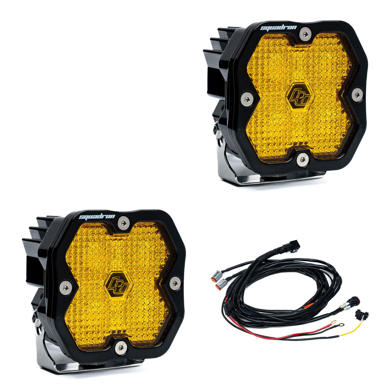 Baja Designs Squadron 2.0 Sport, Pair with Harness