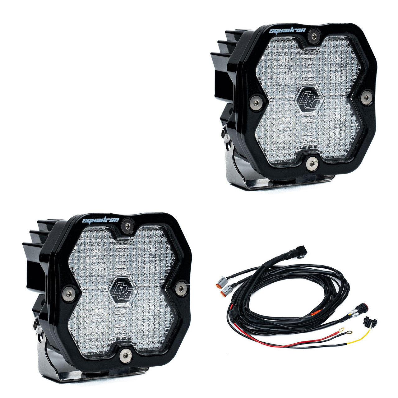 Baja Designs Squadron 2.0 Sport, Pair with Harness