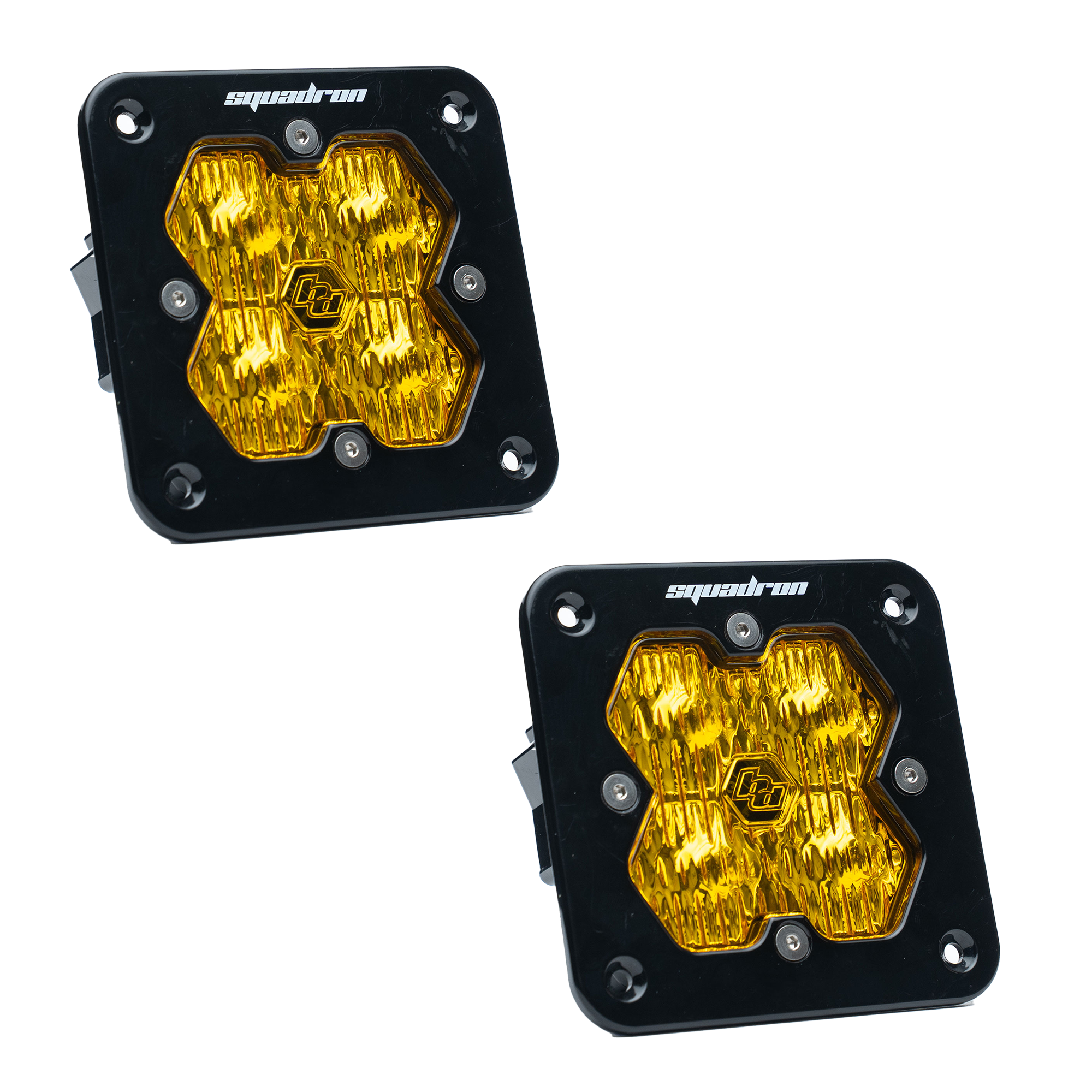 Squadron 2.0 Sport Black Flush Mount LED Auxiliary Light Pod - Universal