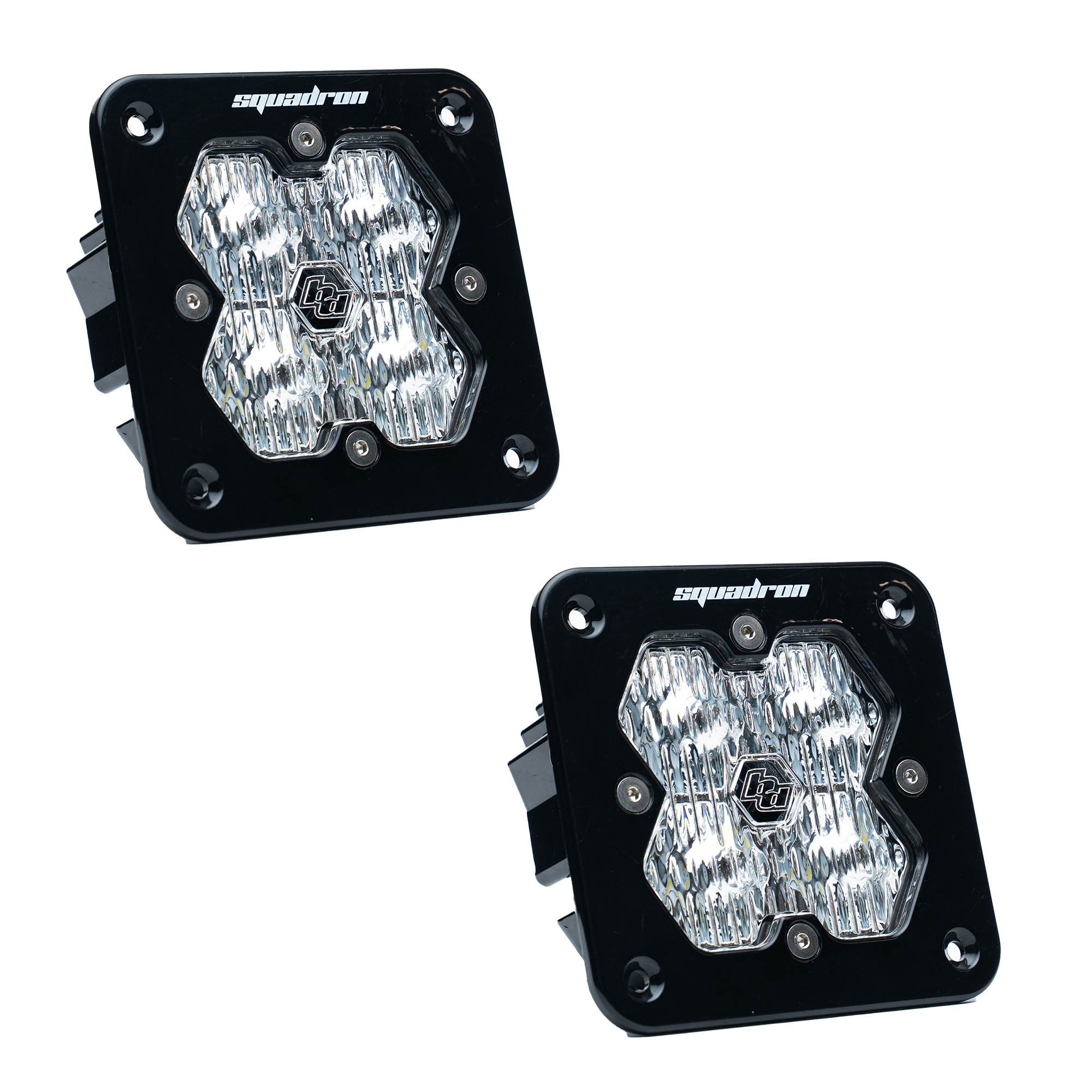 Squadron 2.0 Sport Black Flush Mount LED Auxiliary Light Pod - Universal