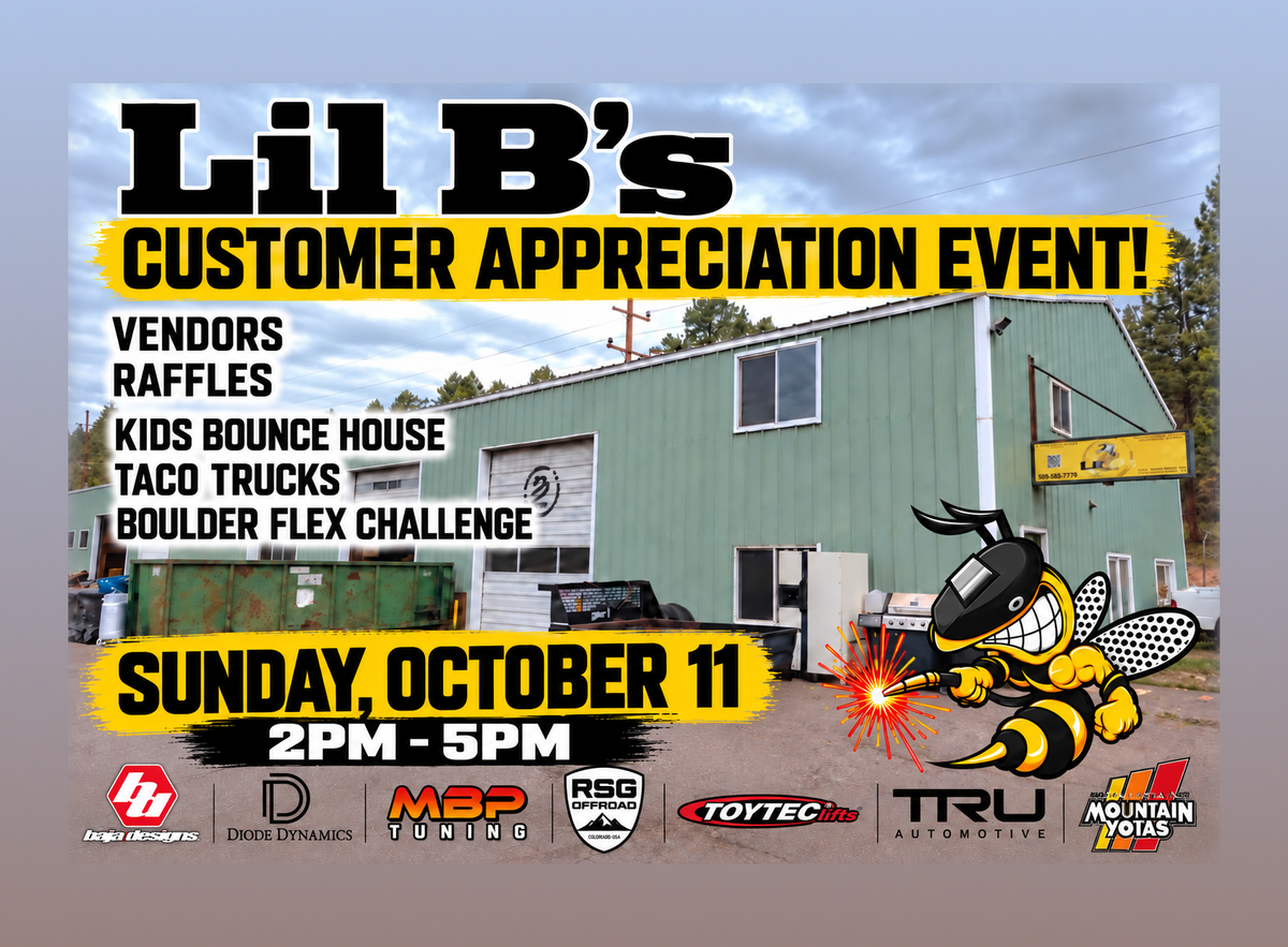 You're Invited - Lil B's Customer Appreciation Event