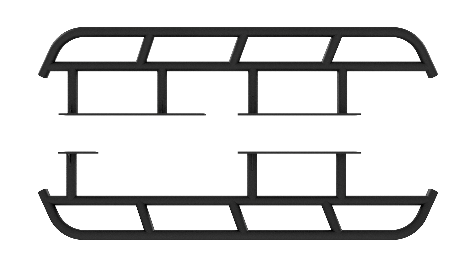 2010-2024 Toyota 4Runner Angled Sliders **No Kick Out**