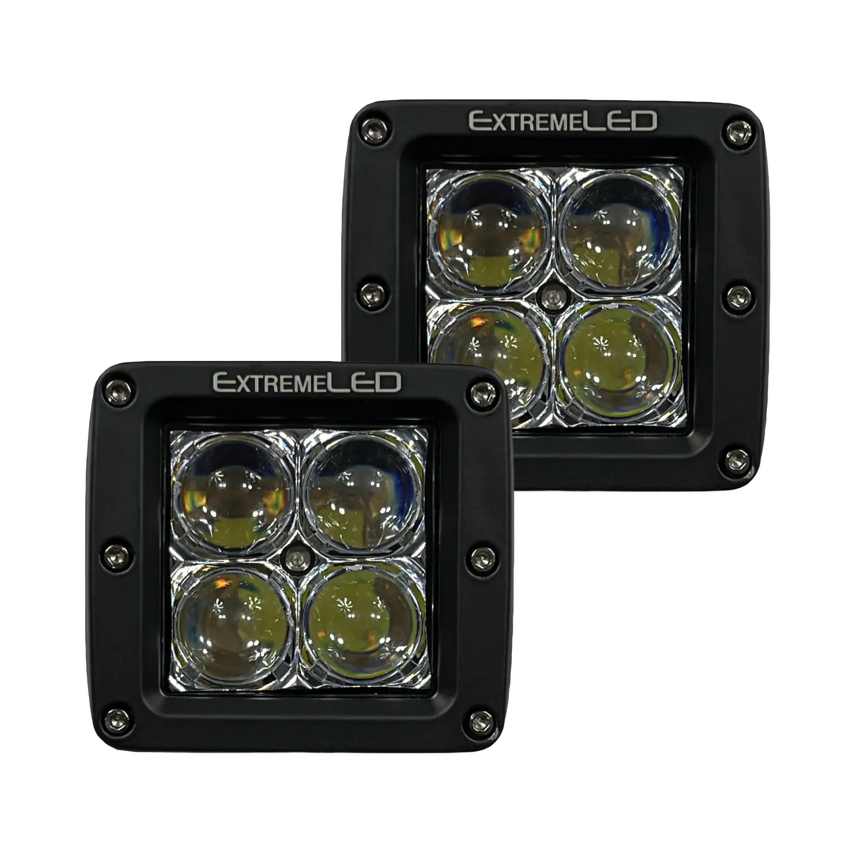 2 Extreme LED Clear Pods Bundle (3in)