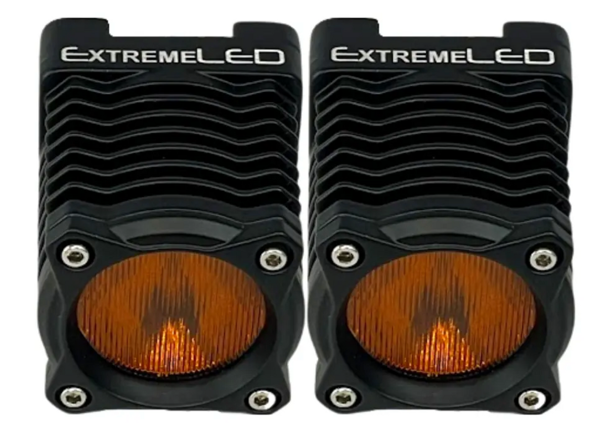 2 Extreme Stackerz - 2" Modular LED Light - Flood Amber Kit