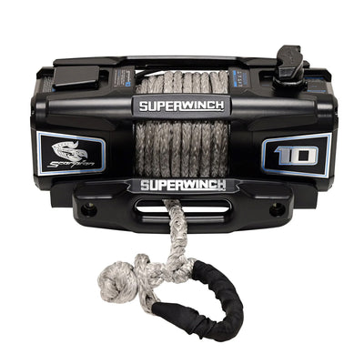 Superwinch Scorpion 10K Winch with Synthetic Rope Black