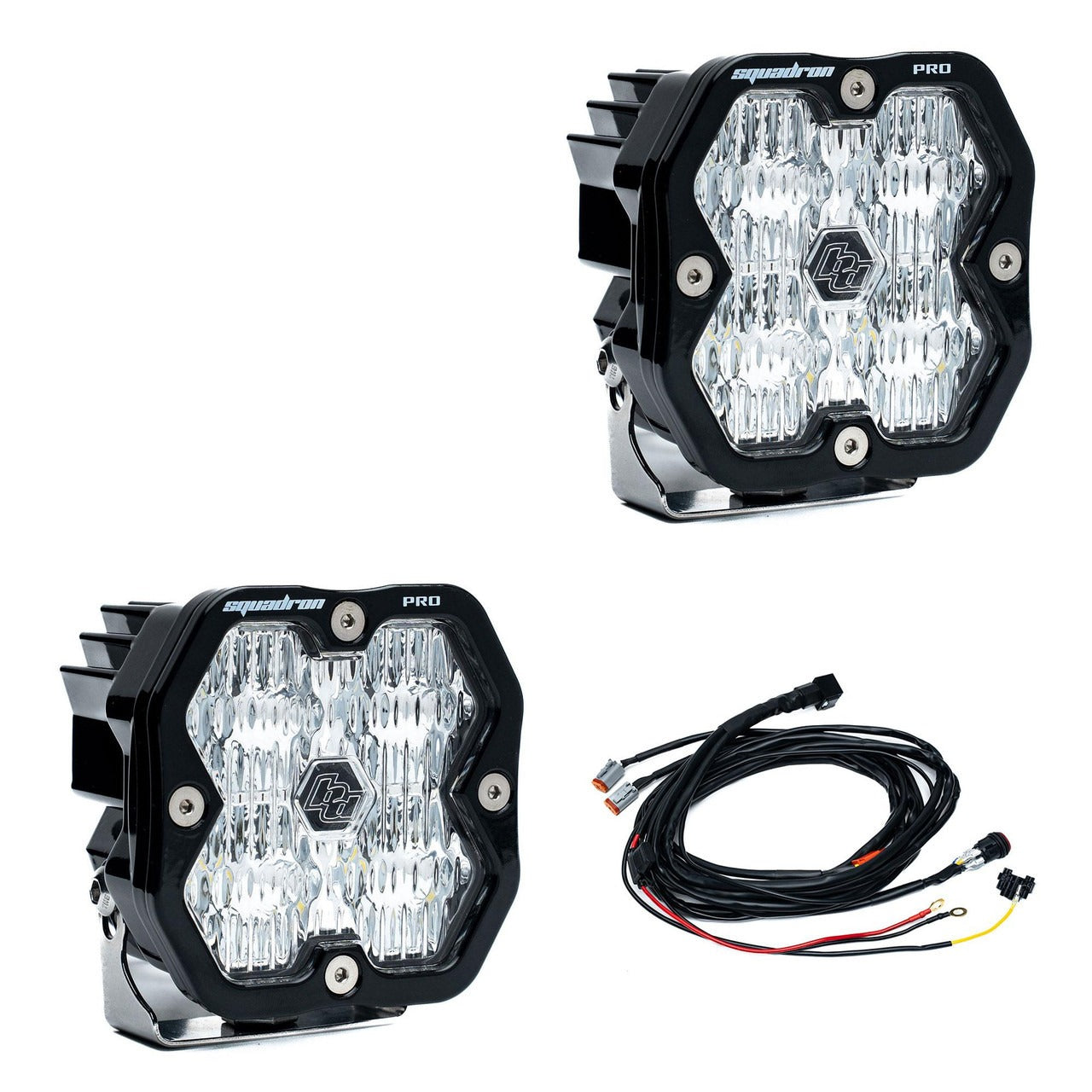 Baja Designs Squadron 2.0 Pro, Pair with Harness