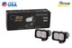SSC2 SAE/DOT White Pro Standard LED Pod (pair)