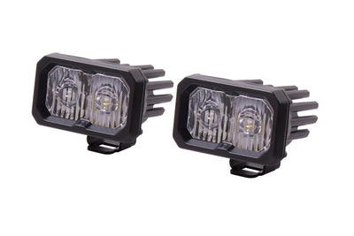 SSC2 SAE/DOT White Pro Standard LED Pod (pair)