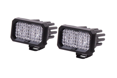 SSC2 SAE/DOT White Pro Standard LED Pod (pair)