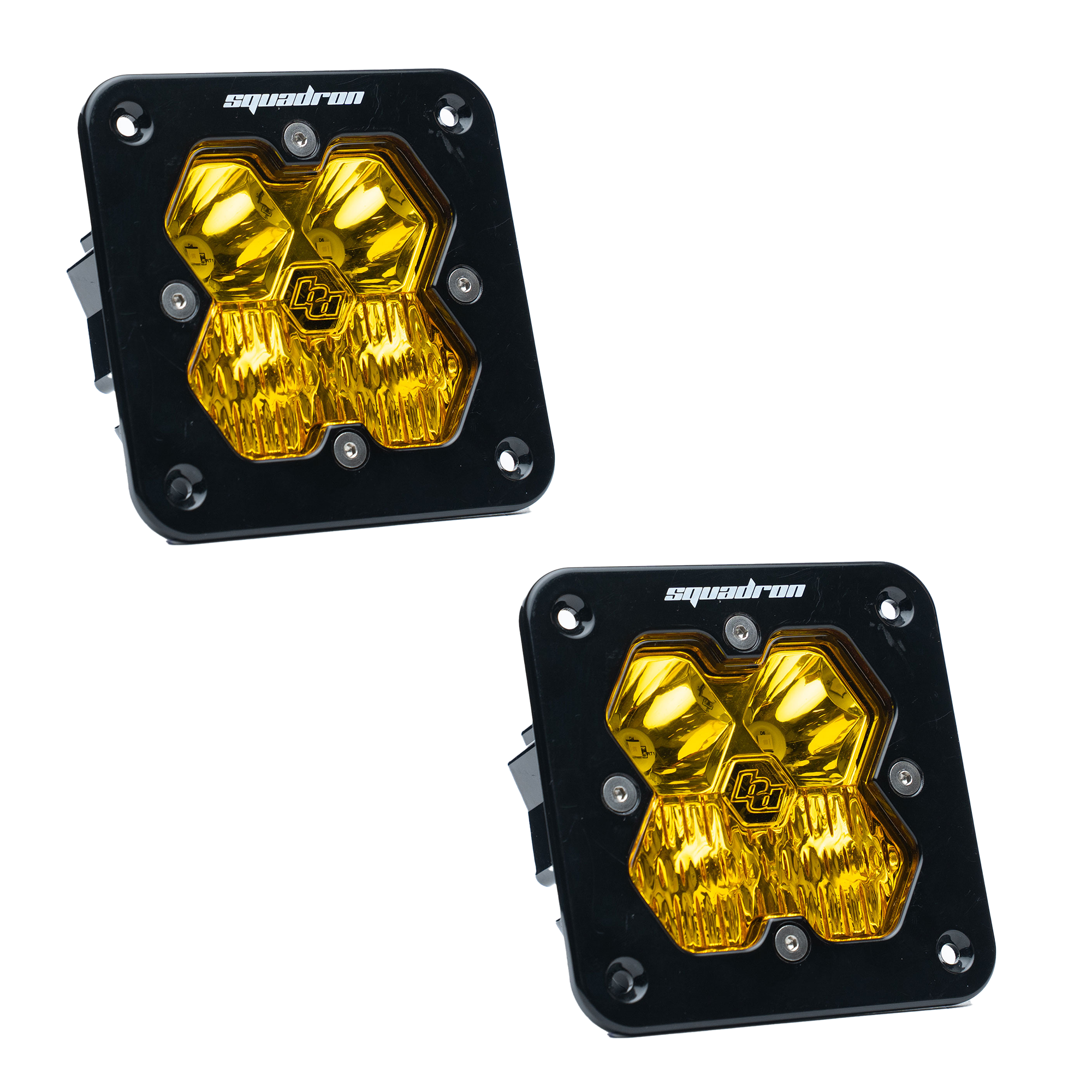 Squadron 2.0 Sport Black Flush Mount LED Auxiliary Light Pod - Universal