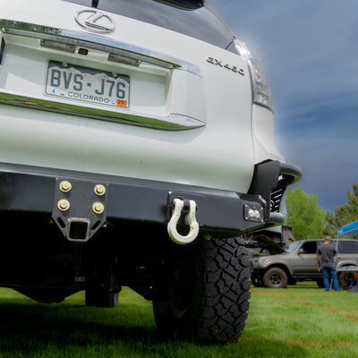 GX460 rear bumper recovery shackle