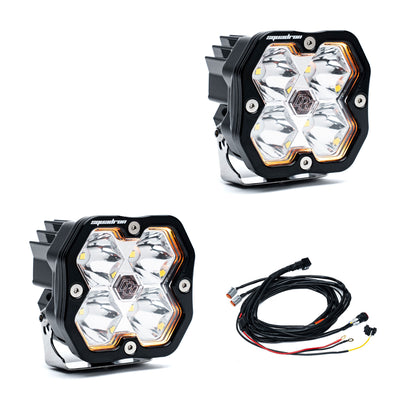 Baja Designs Squadron 2.0 Sport, Pair with Harness