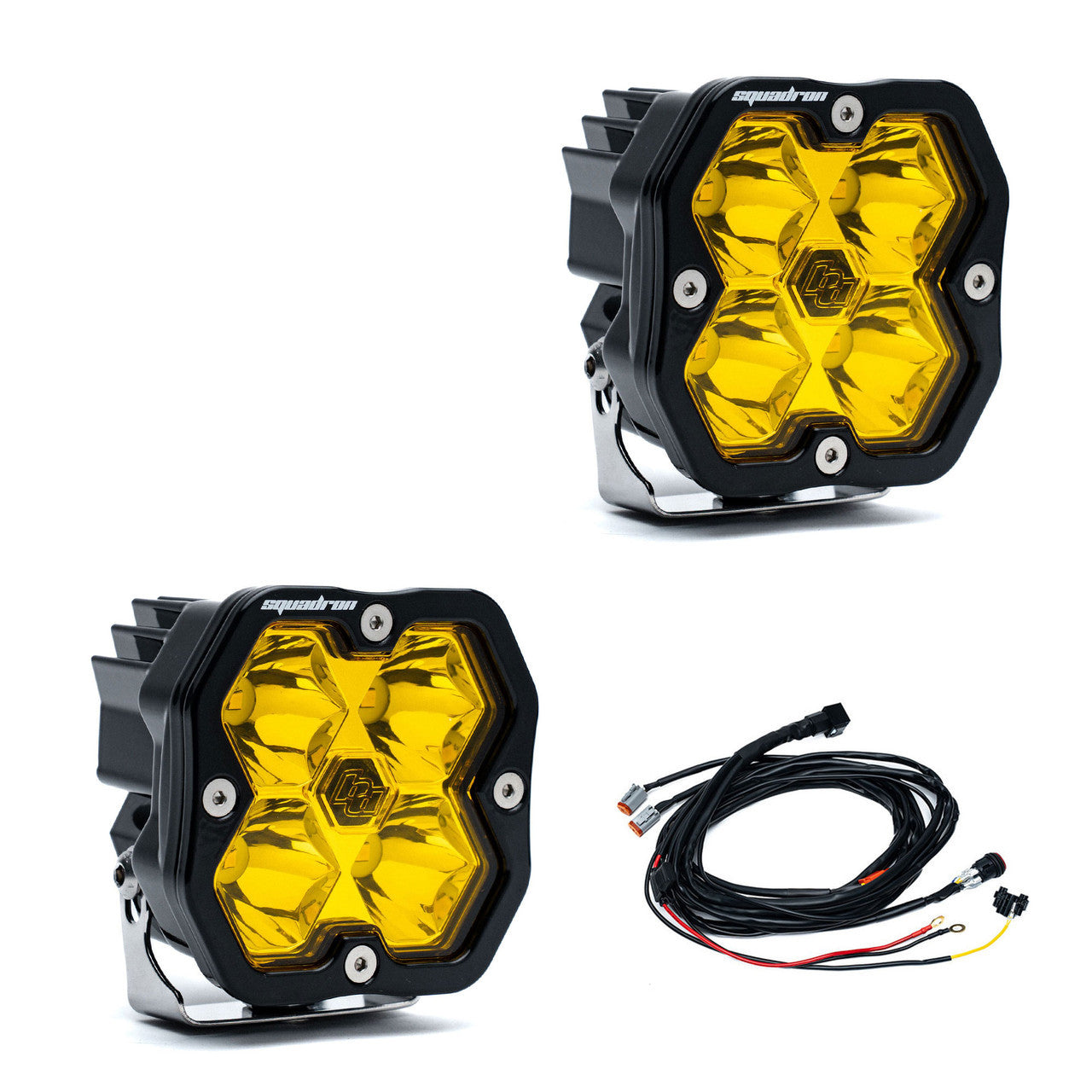 Baja Designs Squadron 2.0 Sport, Pair with Harness