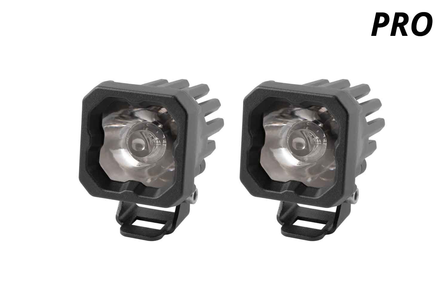SSC1 White Pro Standard LED Pod (pair)