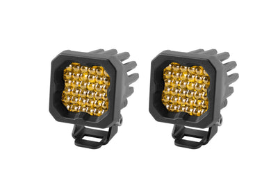 SSC1 Yellow Sport Standard LED Pod (pair)