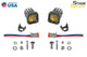 SSC1 Yellow Sport Standard LED Pod (pair)