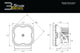 SS3 SAE Yellow Sport LED Pod (pair)