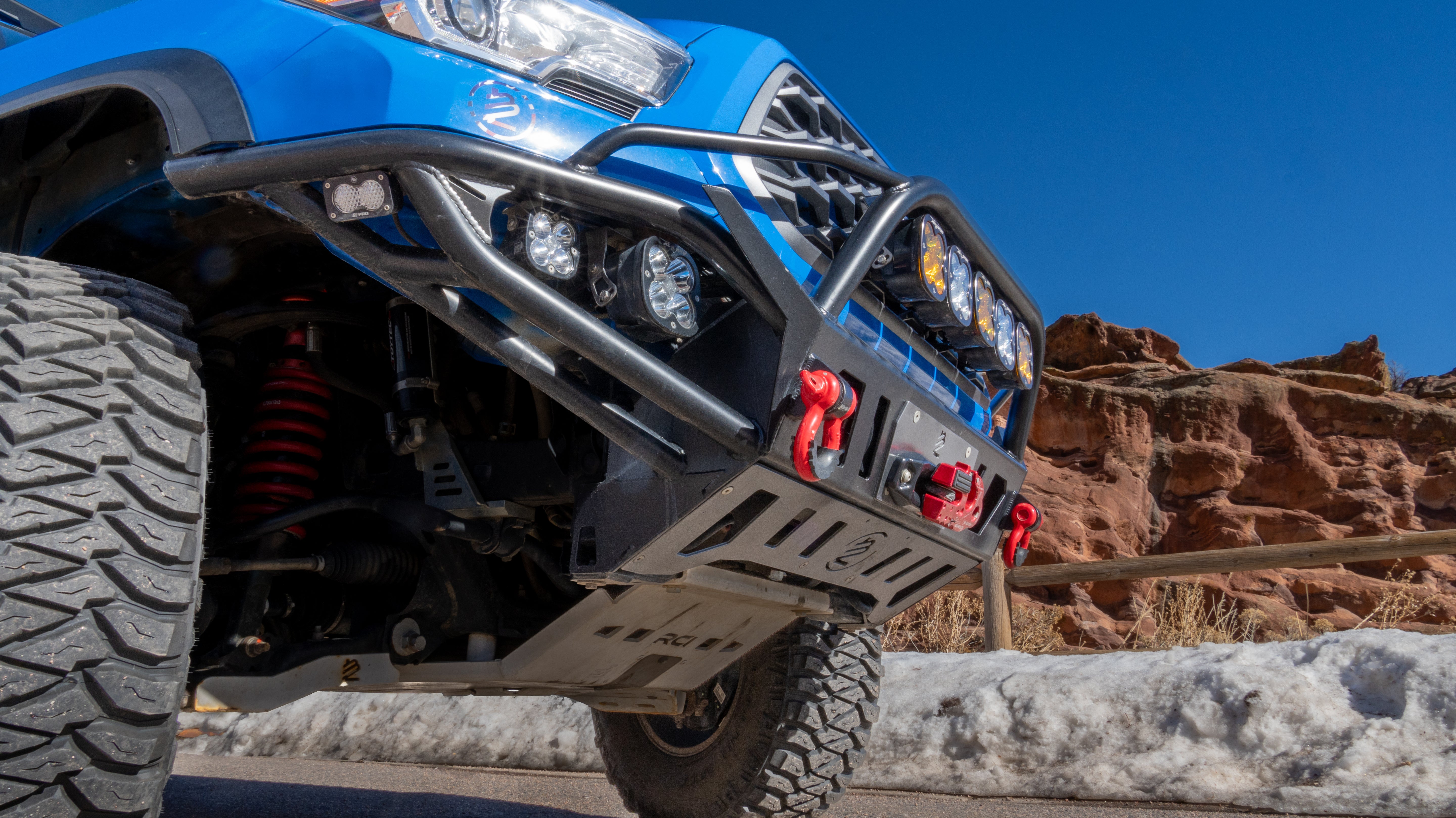 Tacoma front bumper setup