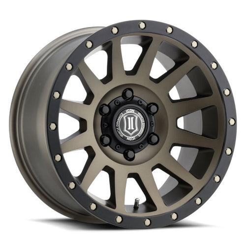 ICON Compression 17x8.5 6x5.5 0mm Offset 4.75in BS 106.1mm Bore Bronze Wheel