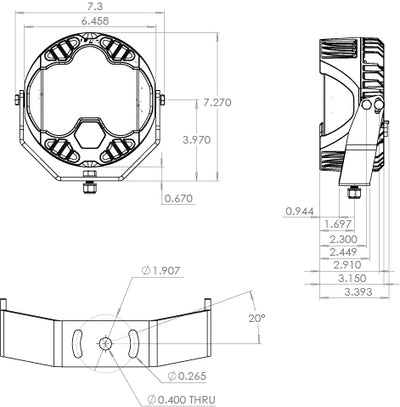 Baja Designs LP6 Pro, LED